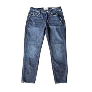 Frame Le Garcon Crop blue Casual Women's Denim Jeans in Size 25,